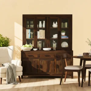 RTGH Crockery Cabinet Extra Large (Walnut Finish)