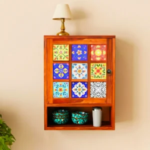 Sheesham Wood Wall Shelf